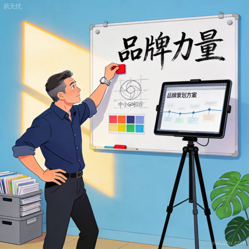 色彩丰富的品牌视觉设计素材，体现创意活力和品牌力量的视觉呈现