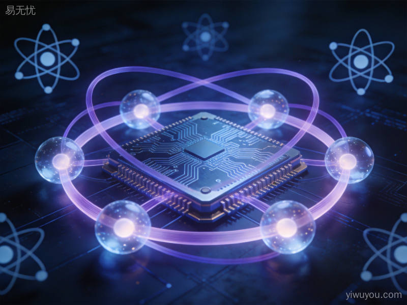 量子比特纠缠与运算示意