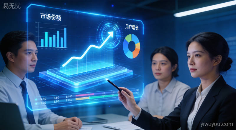 行业数据可视化图表,呈现企业经营效率提升与市场竟争格局分析