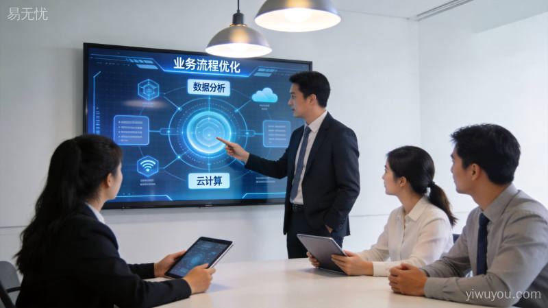 企业团队协作场景,管理层与员工共同参与数字化工具培训和讨论,体现组织变革