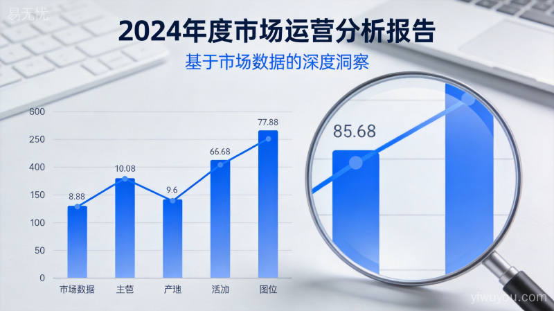 专业市场研究报告图表,特写镜头展示数据分析过程,专业权威氛围