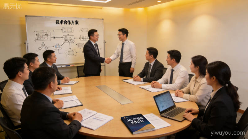 制造业产业链多方代表在协作会议上讨论技术创新分包合作方案