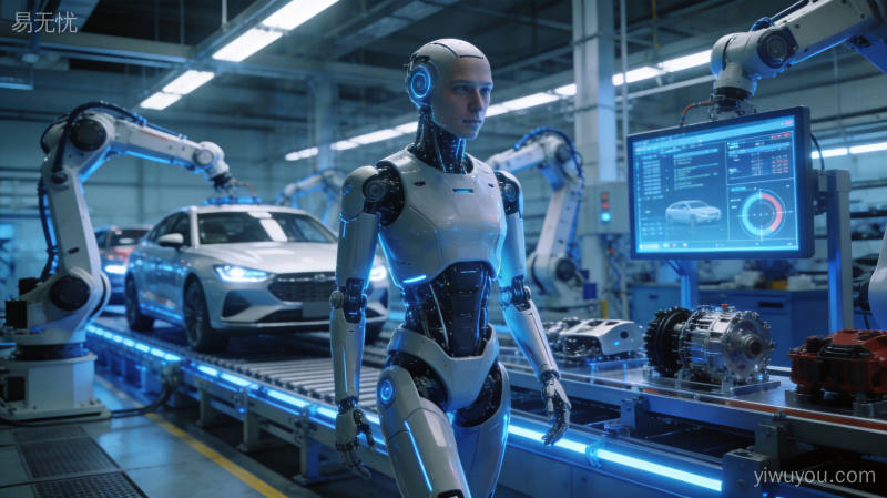 2026世界人工智能大会上具身智能机器人在工厂产线执行质检任务的场景